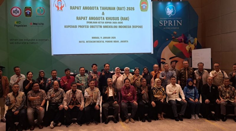 Sukses Diselenggarakan, RAT & RAK KOPOGI 2026 Menetapkan Kembali dr. Nurdadi Saleh, SpOG sebagai Ketua Periode 2026-2029 Sukses Diselenggarakan, RAT & RAK KOPOGI 2026 Menetapkan Kembali dr. Nurdadi Saleh, SpOG sebagai Ketua Periode 2026-2029